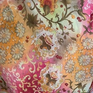 Vintage VS Chemise Beautiful Floral Print Sz XS